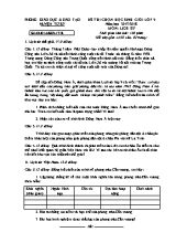 Đề thi chọn học sinh giỏi môn Lịch sử Lớp 9 - Năm học 2017-2018 - Phòng giáo dục và đào tạo huyện Tứ Kỳ (Có đáp án)